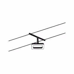 Paulmann 94486 spot d'éclairage Spot lumineux sur rail Noir, Chrome Ampoule(s) non remplaçable(s) LED G