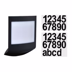 Paulmann 94512, Éclairage mural extérieur, Anthracite, Blanc, Plastique, Acier inoxydable, IP44, Entrée, Façade, II