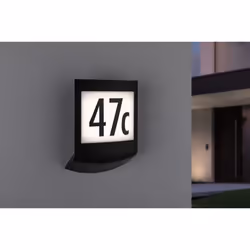 Paulmann 94512 éclairage extérieur Éclairage mural extérieur Ampoule(s) non remplaçable(s) LED Anthracite, Blanc F