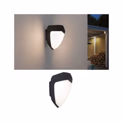 Paulmann 94517 éclairage extérieur Éclairage mural extérieur Ampoule(s) non remplaçable(s) LED Anthracite, Blanc E