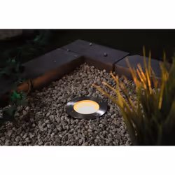 Paulmann Goldlicht éclairage au sol G LED Noir, Acier inoxydable