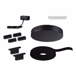 Paulmann 94631, Kit d’installation, Plafond, Noir, Aluminium, Plastique, IP20, 150 W