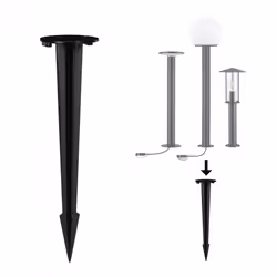 Paulmann 946.95, Anthracite, Métal, 10,2 cm, 400 mm