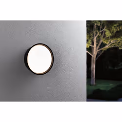Paulmann 94696 éclairage extérieur Éclairage de mural/de plafond extérieur Ampoule(s) non remplaçable(s) LED Noir E