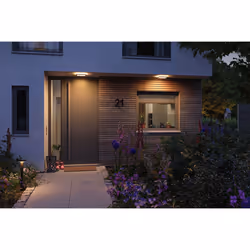 Paulmann 94709 éclairage extérieur Éclairage de mural/de plafond extérieur Ampoule(s) non remplaçable(s) LED Noir E - Vue supplémentaire 4