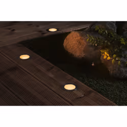 Paulmann 94721 éclairage au sol 2 W G LED Argent