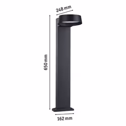 Paulmann Capea Grand Éclairage de plancher extérieur LED 12,5 W F