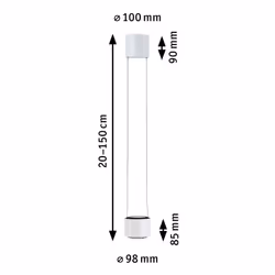 Paulmann 94971 éclairage en suspension Support flexible Ampoule(s) non remplaçable(s) 8,5 W LED Blanc - Vue supplémentaire 4