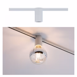 Paulmann Socket Spot lumineux sur rail Blanc E27