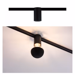 Paulmann Socket Spot lumineux sur rail Noir E27