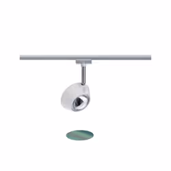 Paulmann 949.79, Spot lumineux sur rail, 1 ampoule(s), LED, 360 lm, 230 V, Chrome, Blanc
