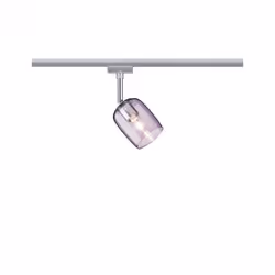 Paulmann 953.40, Spot lumineux sur rail, G9, 1 ampoule(s), LED, 10 W, Chrome, Violet, Transparent
