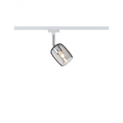 Paulmann 953.44 Spot lumineux sur rail Gris, Transparent, Blanc G9 10 W