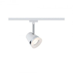 Paulmann 953.62 Spot lumineux sur rail Chrome, Blanc GU10