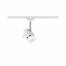 Paulmann 953.63, Tuyau, Plafond, Chrome, Blanc, Métal, Plastique, GU10, 10 W