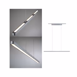 Paulmann 953.75, Support flexible, Chrome, Chrome, Métal, Rectangulaire, Mat