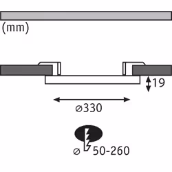 Paulmann 2in1 Cover-it Rond