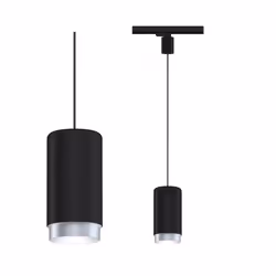 Paulmann Corus, Spot lumineux sur rail, E27, Noir