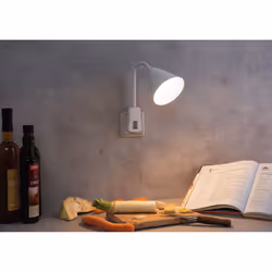 Paulmann Junus clip lampe de table E14 Blanc