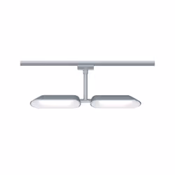 Paulmann 954.69, Spot lumineux sur rail, 2 ampoule(s), LED, 2700 K, 652 lm, Chrome, Blanc