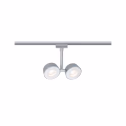 Paulmann 954.71, Spot lumineux sur rail, 2 ampoule(s), LED, 2700 K, 294 lm, Chrome, Blanc