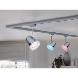Paulmann 955.25 Spot lumineux sur rail Chrome GU10 LED 5,5 W G