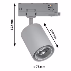 Paulmann 96558 spot d'éclairage Spot lumineux sur rail Ampoule(s) non remplaçable(s) LED 10 W