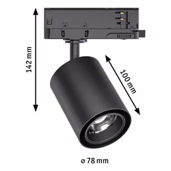 Paulmann 96569 spot d'éclairage Spot lumineux sur rail Ampoule(s) non remplaçable(s) LED 10 W