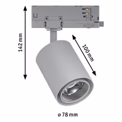 Paulmann 96576 spot d'éclairage Spot lumineux sur rail Ampoule(s) non remplaçable(s) LED 28 W