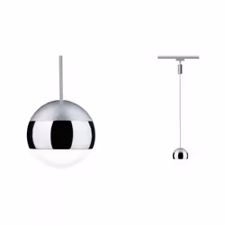 Paulmann Capsule II, Support flexible, Argent, Chrome, Rond, Mat, II