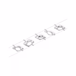 Paulmann MacLED Basic Set Spot lumineux sur rail Chrome, Blanc LED 4,5 W F