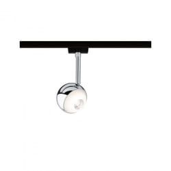 Paulmann Capsule II Spot lumineux sur rail Noir, Chrome LED