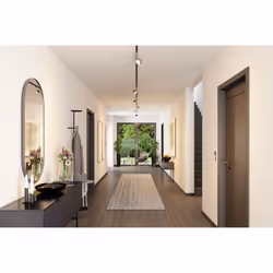 Paulmann Capsule II Spot lumineux sur rail Noir, Chrome LED