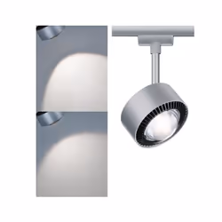 Paulmann Aldan Spot lumineux sur rail Noir, Chrome LED