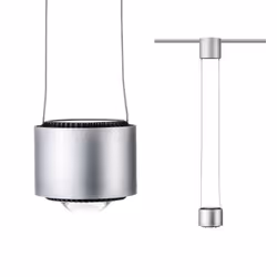 Paulmann Aldan, Support flexible, Noir, Chrome, Noir, Chrome, Rond, Mat, II