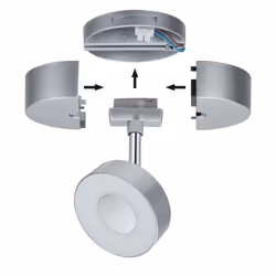 Paulmann Base Spot lumineux sur rail Chrome - Vue supplémentaire 9