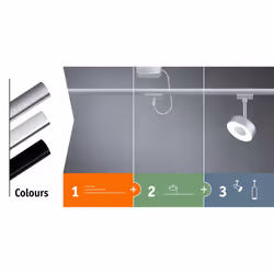Paulmann Pure II Spot lumineux sur rail Noir GU10 - Vue supplémentaire 7