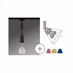 Paulmann DecoSystems éclairage en suspension Support flexible E14 Noir