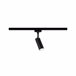 Paulmann Tubo, Spot lumineux sur rail, 4,5 W, 3000 K, 160 lm, Noir