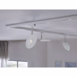 Paulmann Sphere Spot lumineux sur rail Chrome, Blanc LED