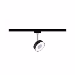 Paulmann Circle, Spot lumineux sur rail, Ampoule(s) non remplaçable(s), 3 ampoule(s), LED, 4000 K, Noir, Chrome