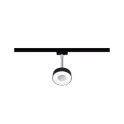 Paulmann Circle Spot lumineux sur rail Noir, Chrome Ampoule(s) non remplaçable(s) LED 5 W