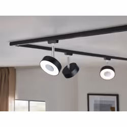 Paulmann Circle Spot lumineux sur rail Noir, Chrome Ampoule(s) non remplaçable(s) LED 5 W - Vue supplémentaire 6