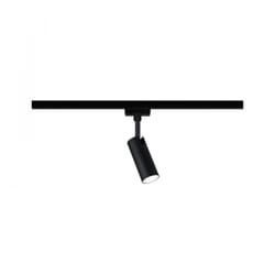 Paulmann Tubo Spot lumineux sur rail Noir, Chrome Ampoule(s) non remplaçable(s) LED 4,5 W