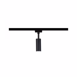 Paulmann Tubo Spot lumineux sur rail Noir, Chrome Ampoule(s) non remplaçable(s) LED 4,5 W
