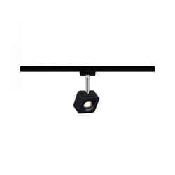 Paulmann Cube Spot lumineux sur rail Noir, Chrome LED 8 W