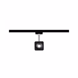 Paulmann Cube Spot lumineux sur rail Noir, Chrome LED 8 W - Vue supplémentaire 4