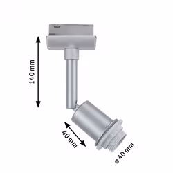 Paulmann 96968 spot d'éclairage Spot lumineux sur rail Chrome E14 - Vue supplémentaire 4