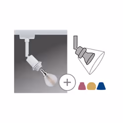 Paulmann 96970, Spot lumineux sur rail, E14, 1 ampoule(s), LED, 20 W, Blanc