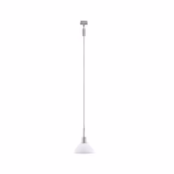 Paulmann 96972, Support flexible, Chrome, Opale, Verre, Métal, Textile, Rond, Mat